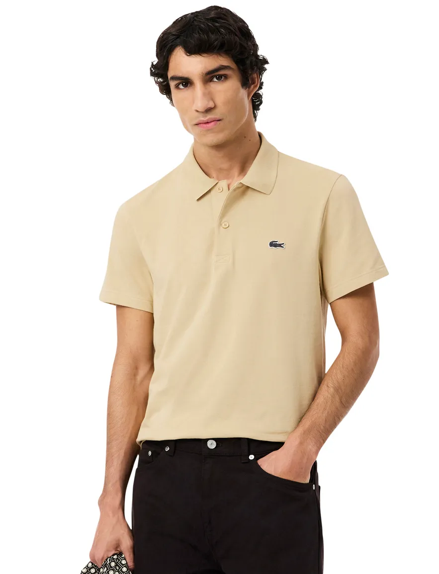 Lacoste polo geel Regular Fit