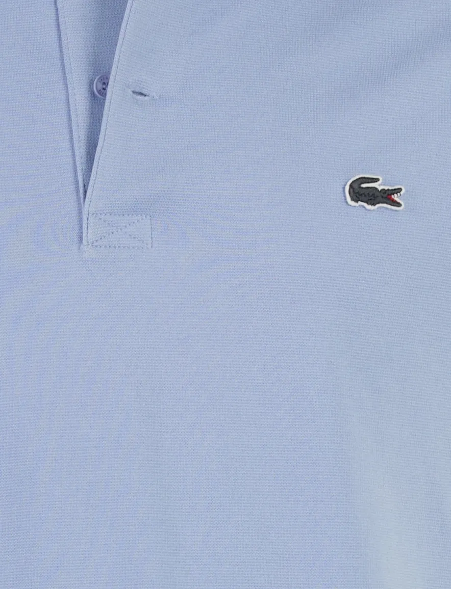 Lichtblauw poloshirt normale fit knopen