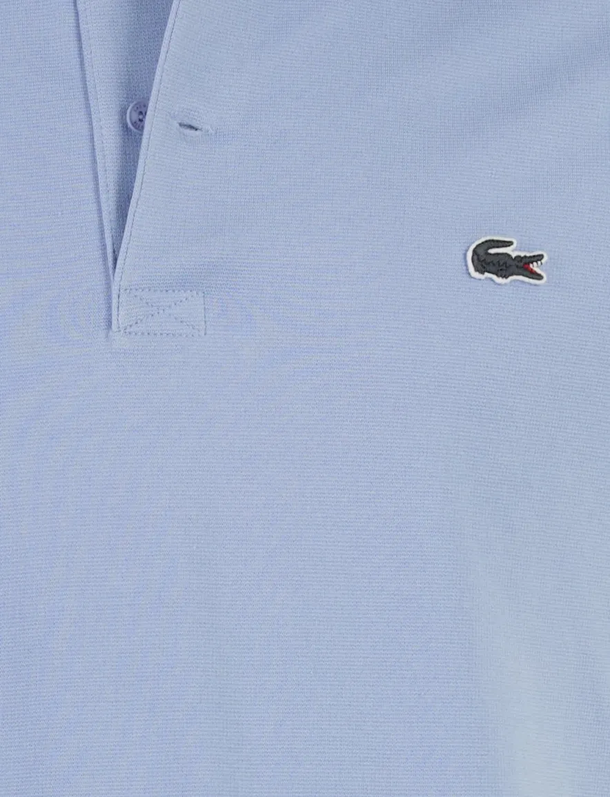 Lichtblauw poloshirt normale fit knopen