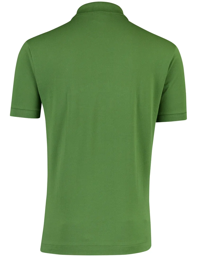 Polo korte mouw Lacoste groen 2 knoops classic fit