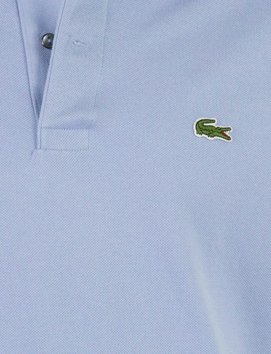 Lichtblauw poloshirt Lacoste 2 knoops