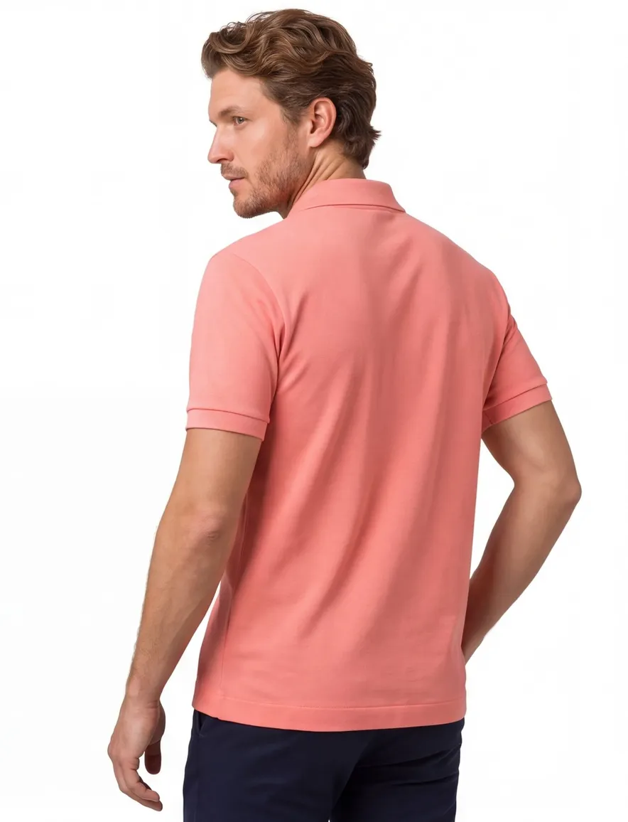 Lacoste classic fit polo oranje