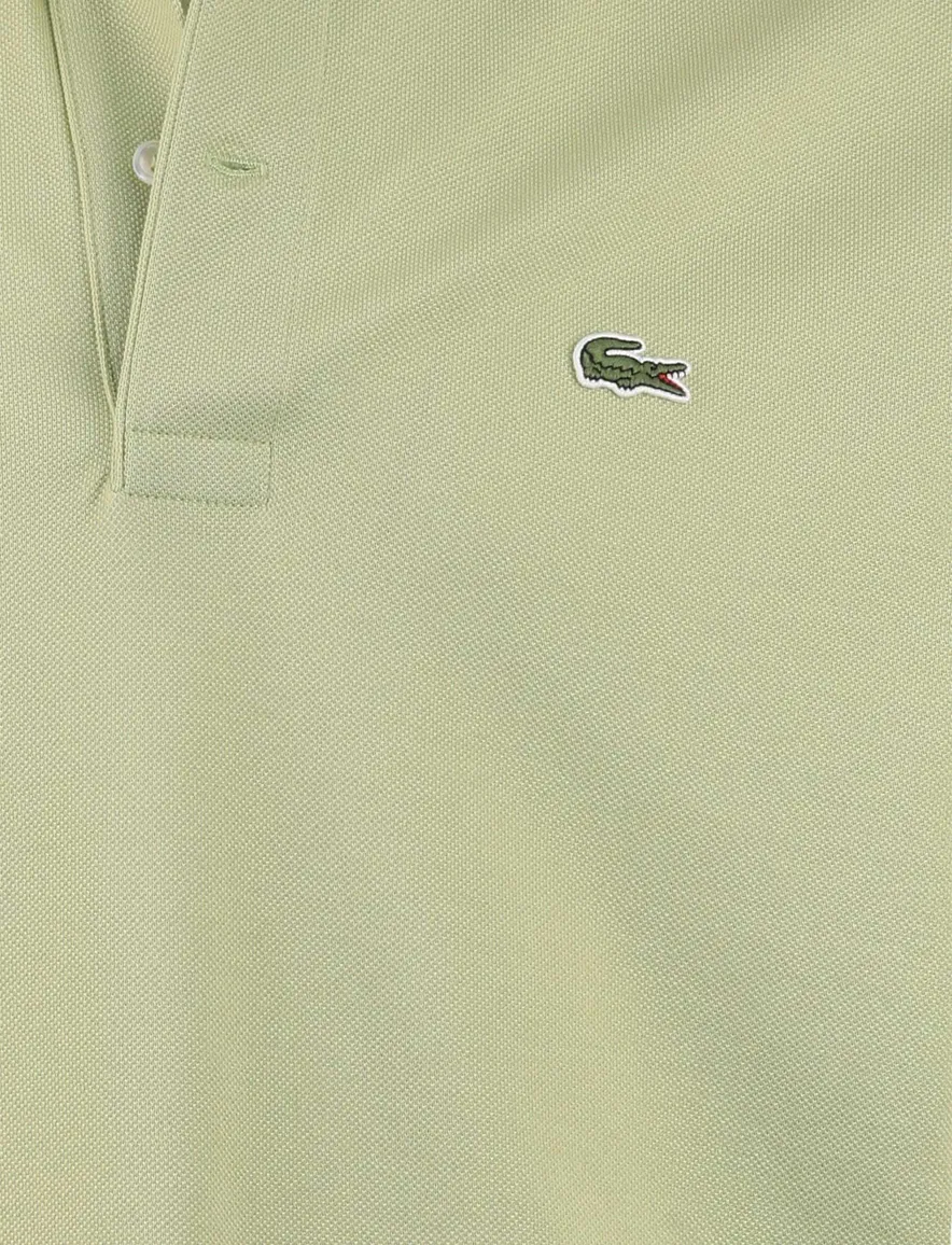 Lichtgroene polo korte mouw lacoste pique