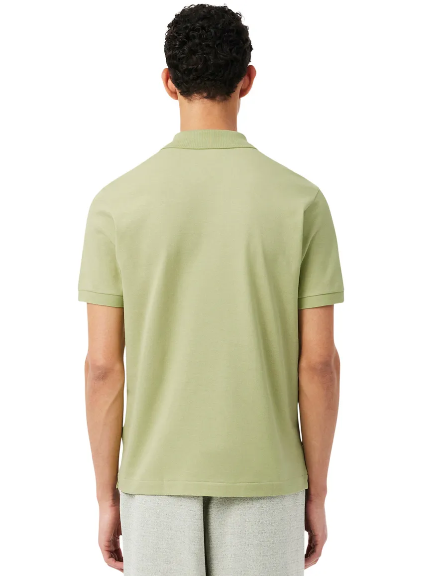 Lichtgroene polo korte mouw lacoste pique