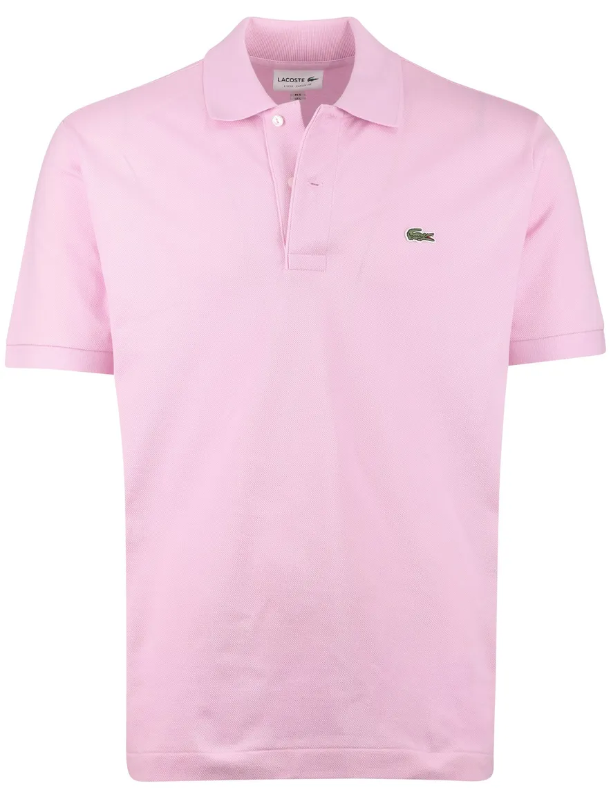 Lacoste classic fit polo roze
