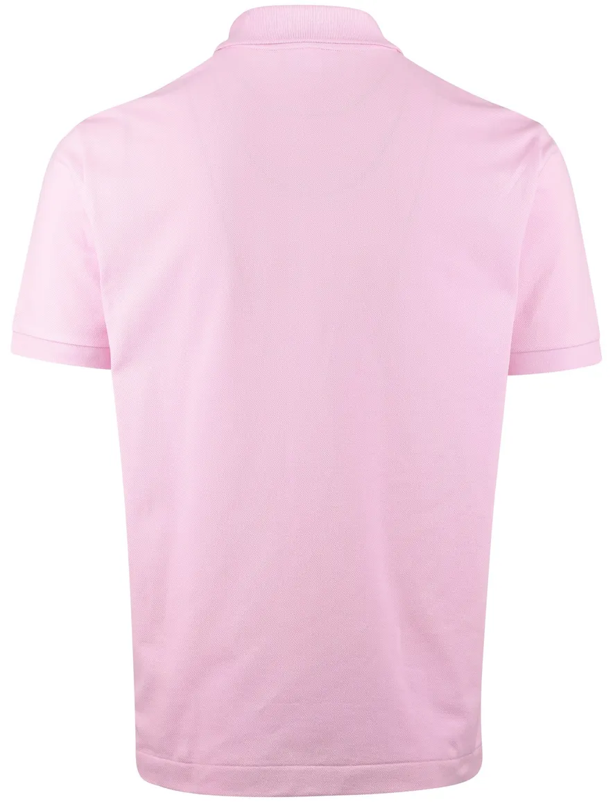Lacoste classic fit polo roze