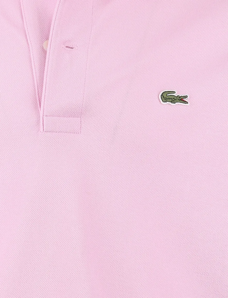 Lacoste classic fit polo roze