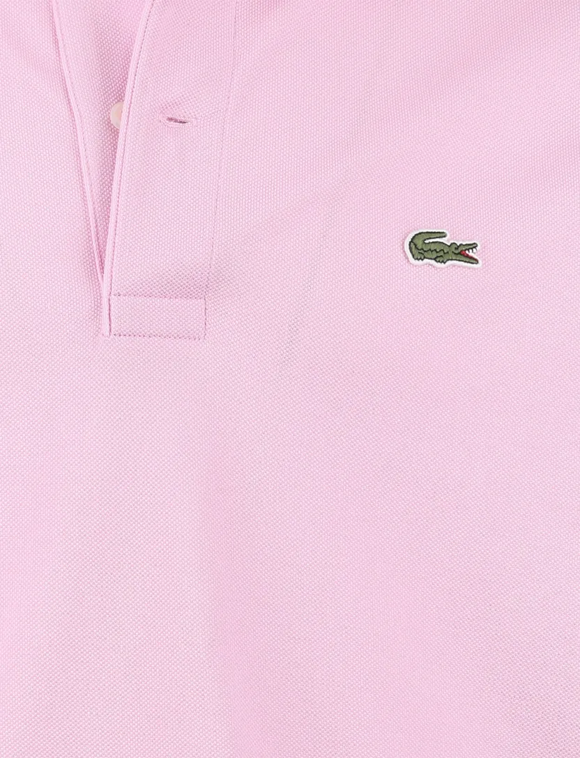 Poloshirt lacoste roze classic fit 2-knoops