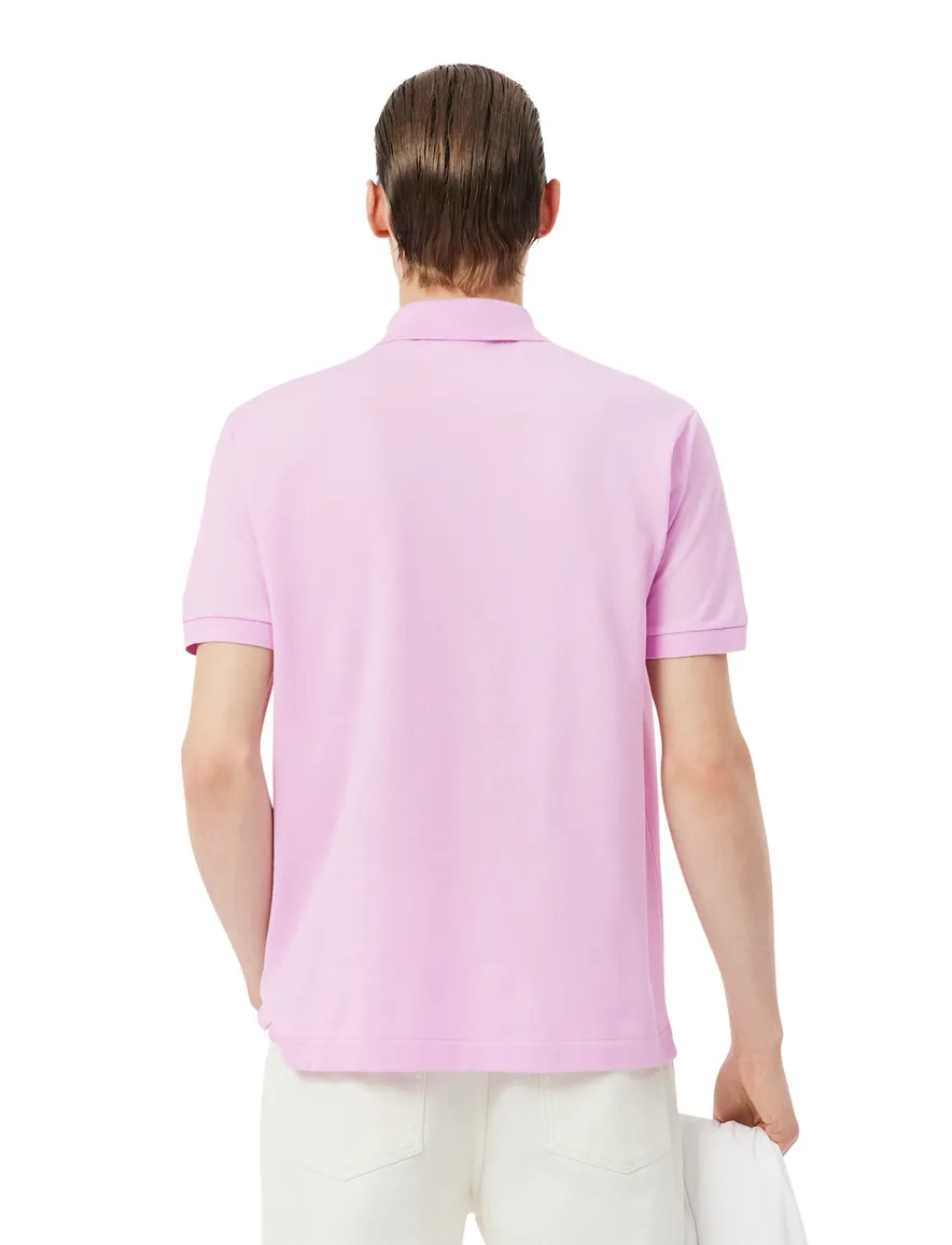 Lacoste classic fit polo roze
