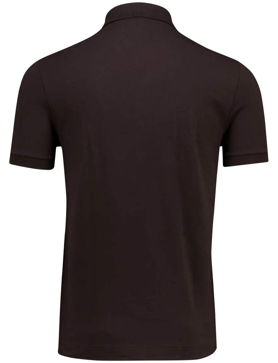 Lacoste polo bruin Regular Fit