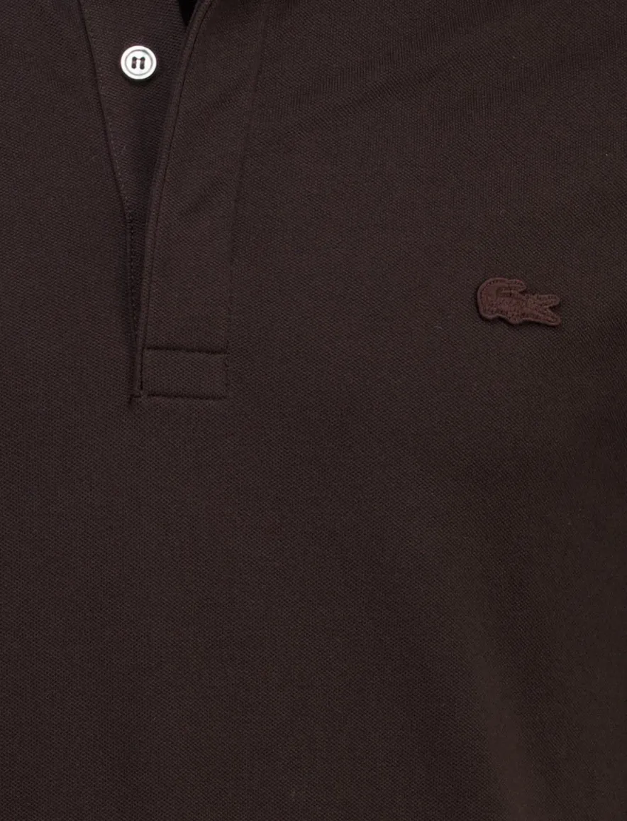Lacoste polo bruin Regular Fit