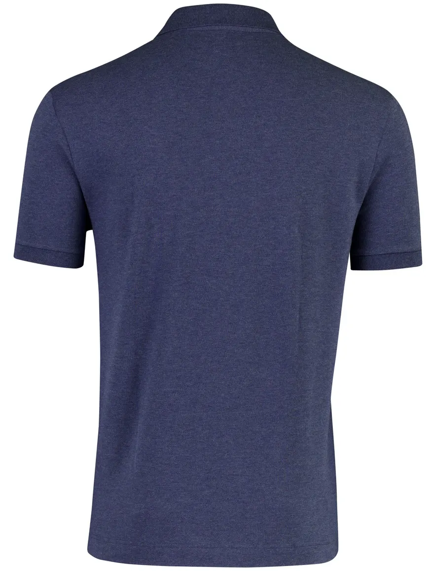 Poloshirt korte mouw blauw Lacoste regular fit