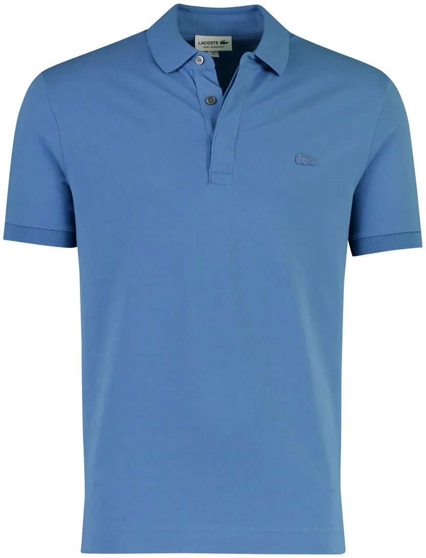 Polo korte mouw Lacoste blauw regular fit