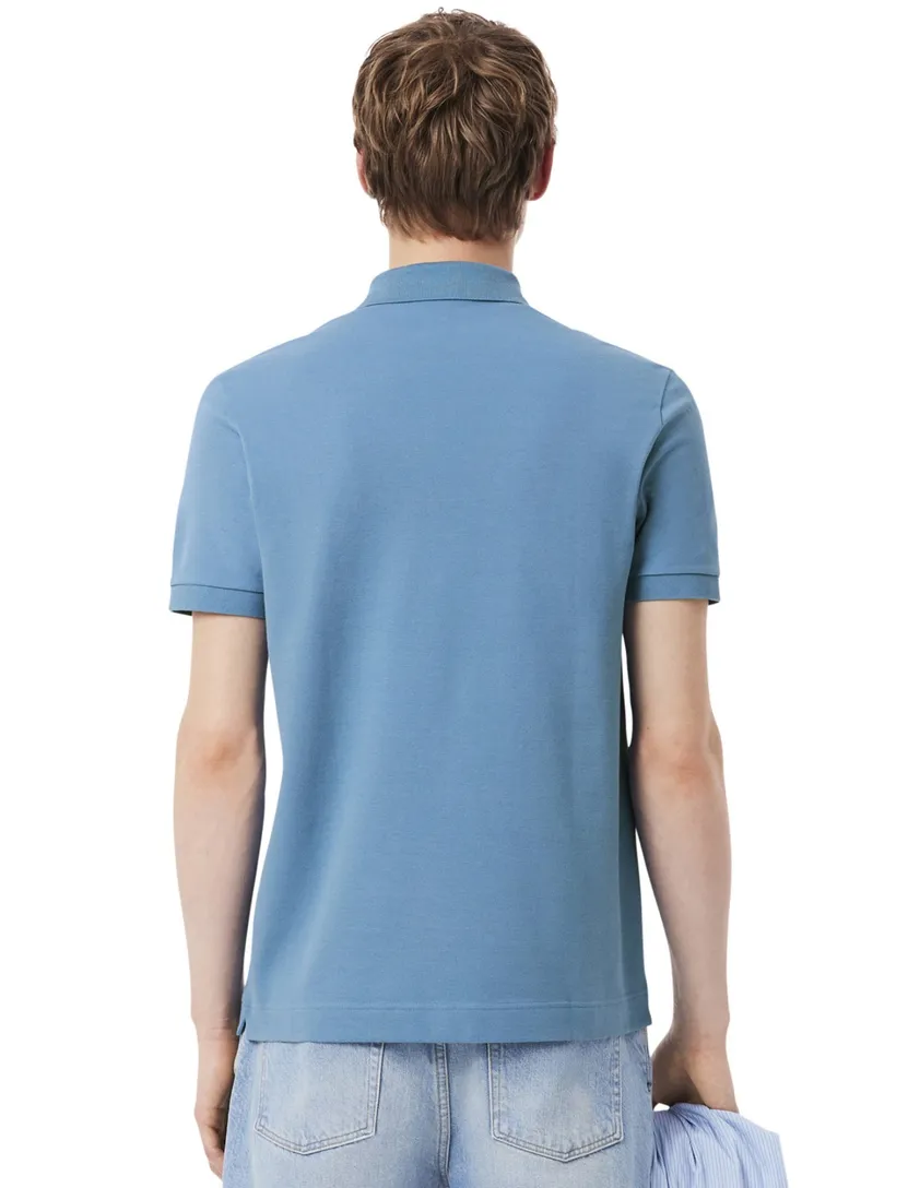 Polo korte mouw Lacoste blauw regular fit