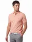 Poloshirt korte mouw zalmkleurig Lacoste regular fit