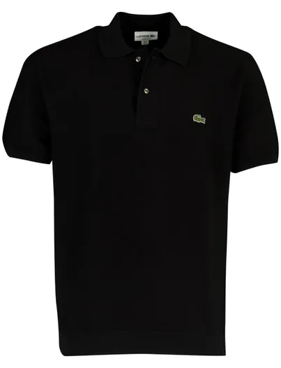 Lacoste Lacoste poloshirt zwart katoen normale fit
