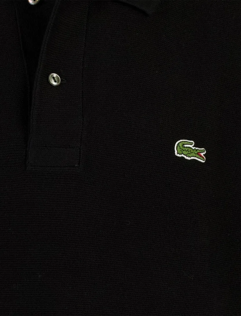 Lacoste poloshirt zwart katoen normale fit