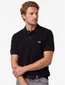 Lacoste poloshirt zwart katoen normale fit
