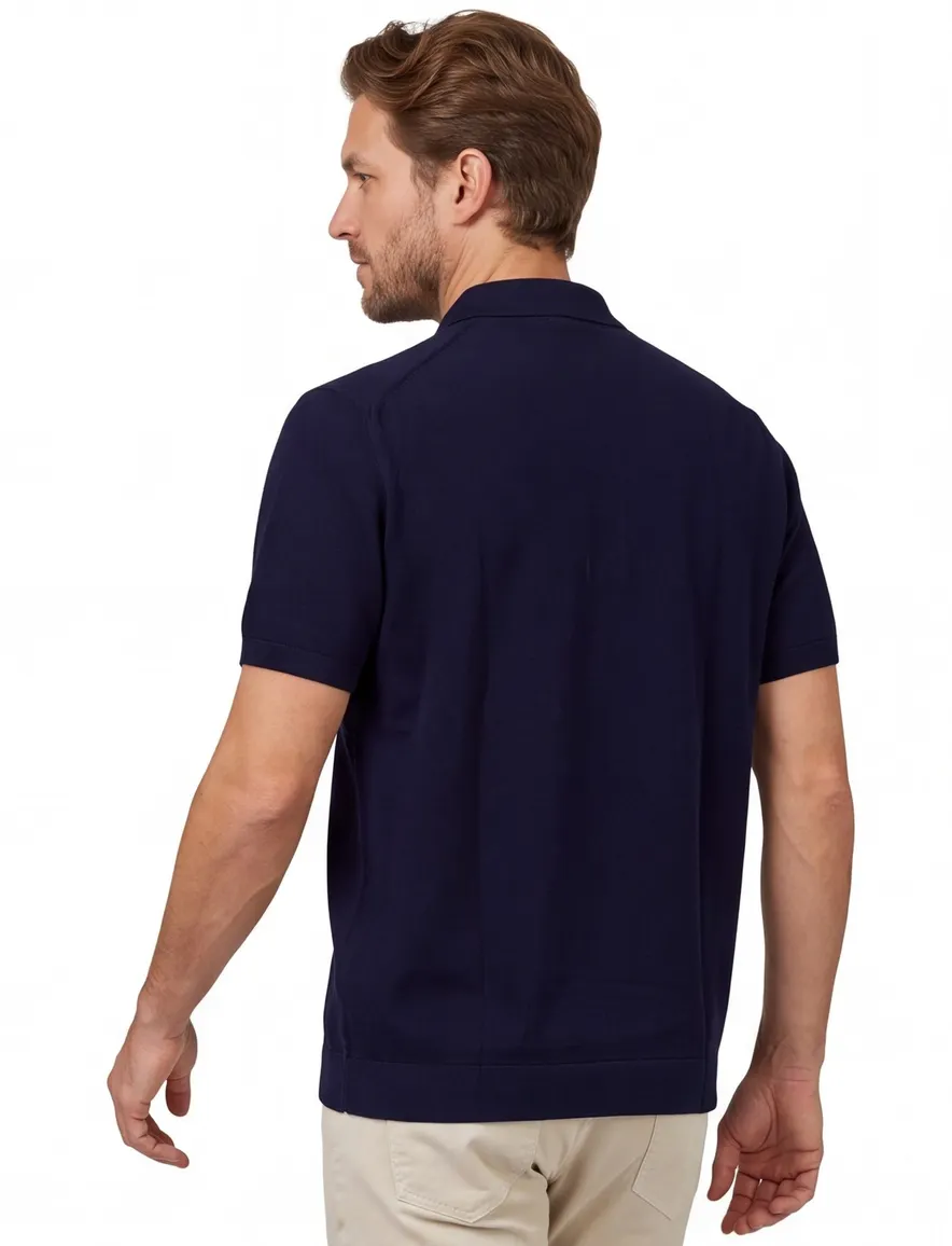 Lacoste poloshirt katoen donkerblau
