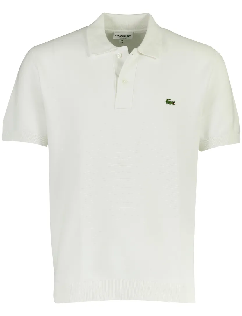 Lacoste poloshirt wit 100% katoen