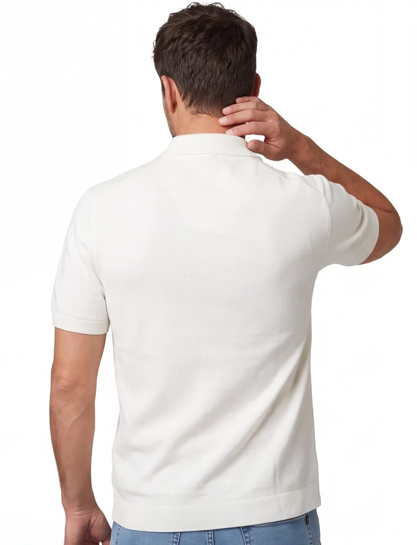 Lacoste poloshirt wit 100% katoen
