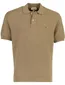 Poloshirt Lacoste classic fit bruin gebreid korte mouw 2 knoops