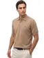 Poloshirt Lacoste classic fit bruin gebreid korte mouw 2 knoops