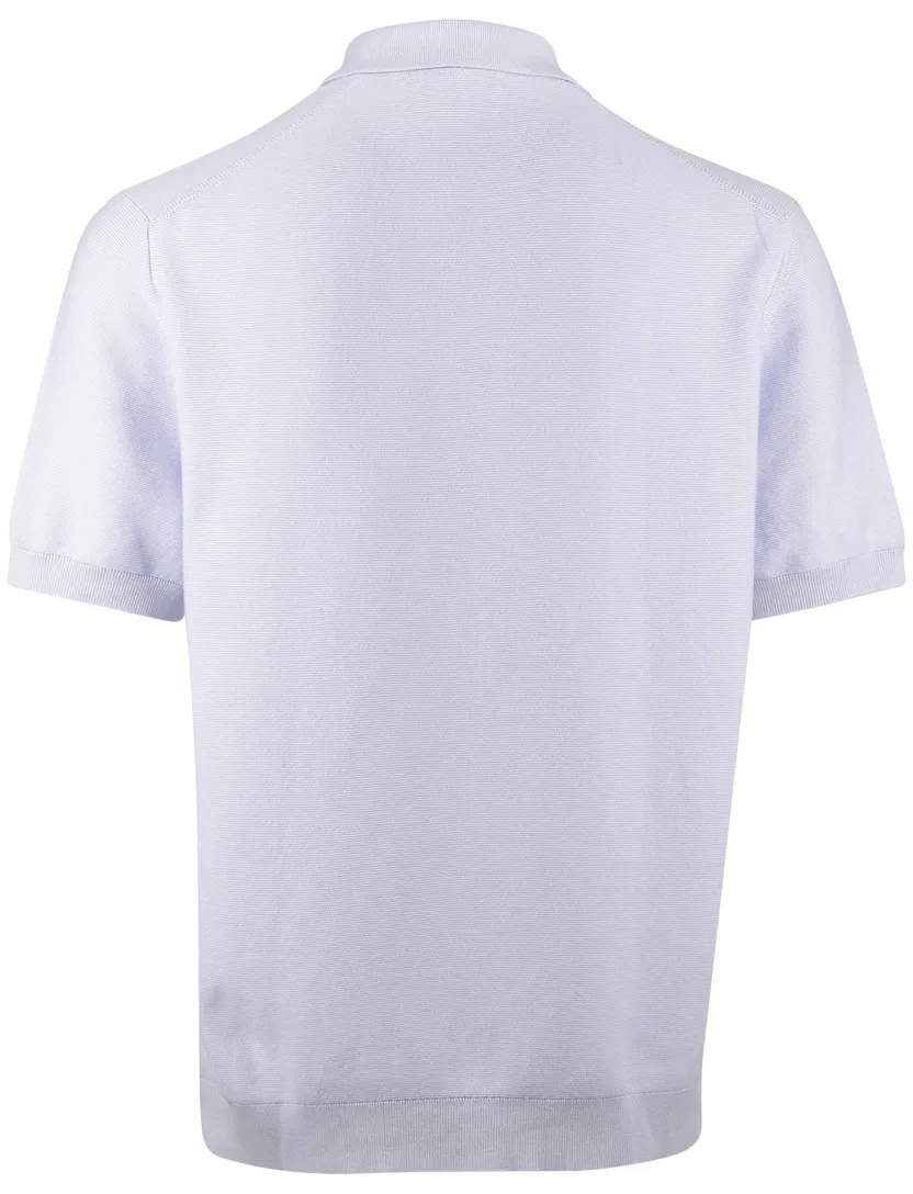 Poloshirt lichtblauw Lacoste classic fit 2-knoops