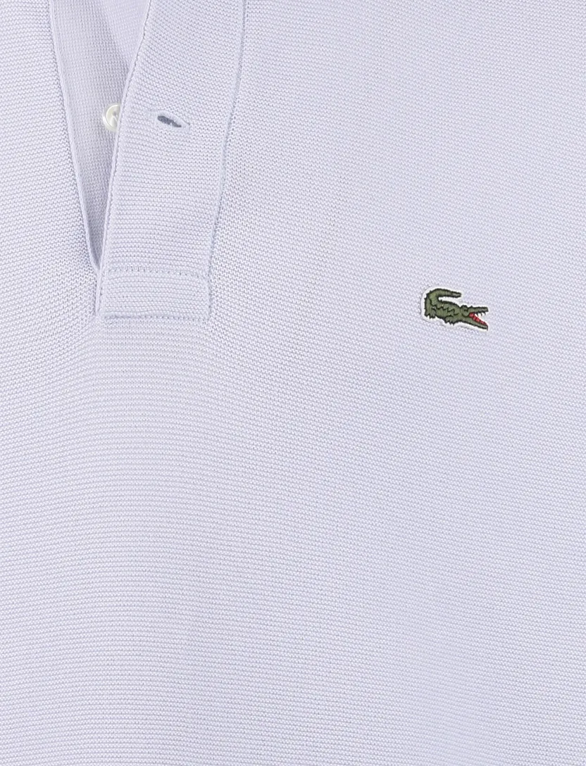Poloshirt lichtblauw Lacoste classic fit 2-knoops