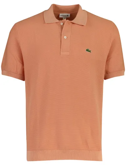 Lacoste Lacoste poloshirt oranje 100% katoen