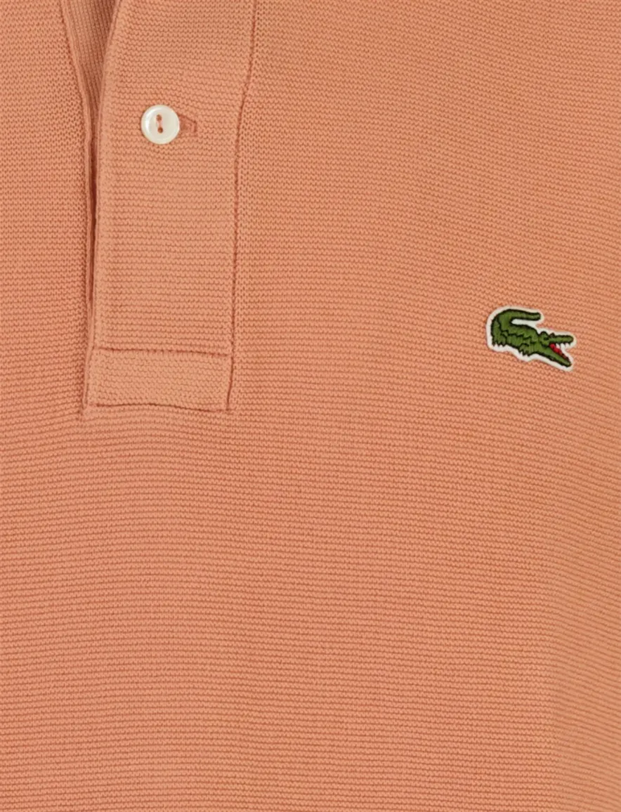 Poloshirt Lacoste oranje katoen normale fit