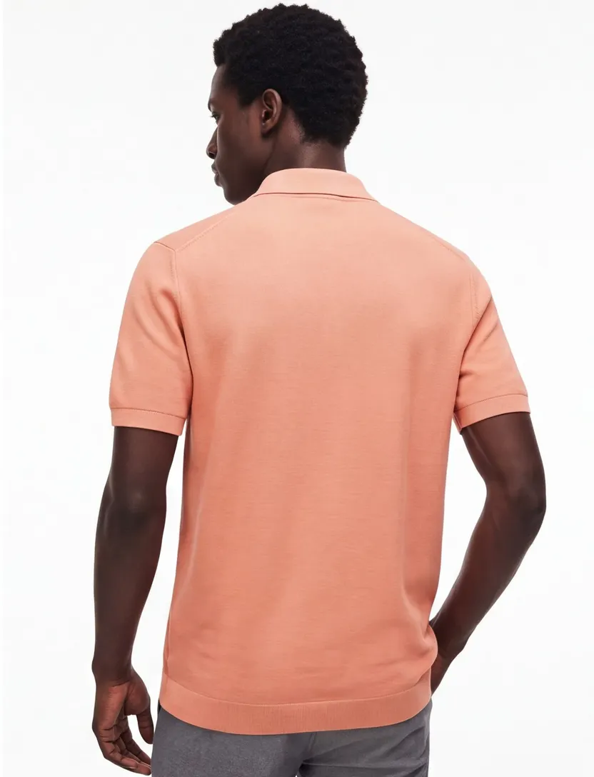Lacoste poloshirt oranje 100% katoen