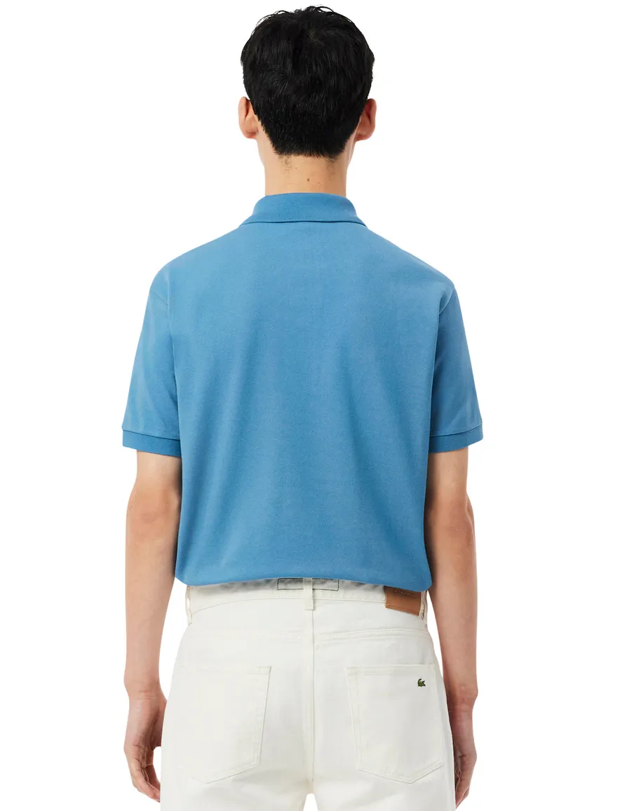 Blauwe poloshirt lacoste pique classic fit