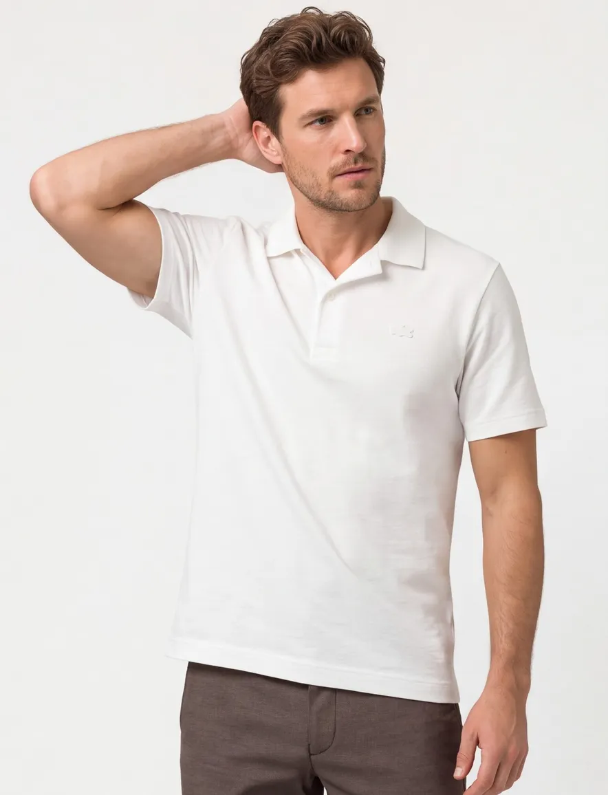 Lacoste polo ecru