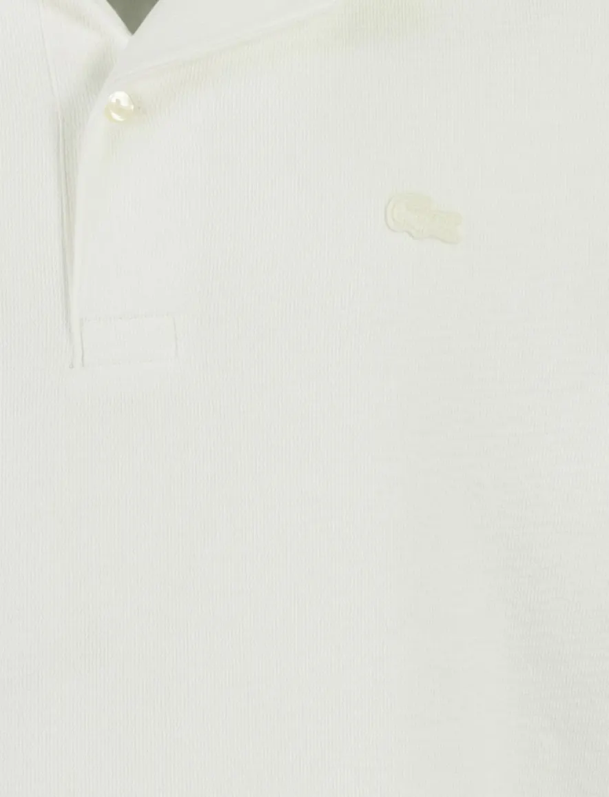 Lacoste poloshirt wit katoen normale fit