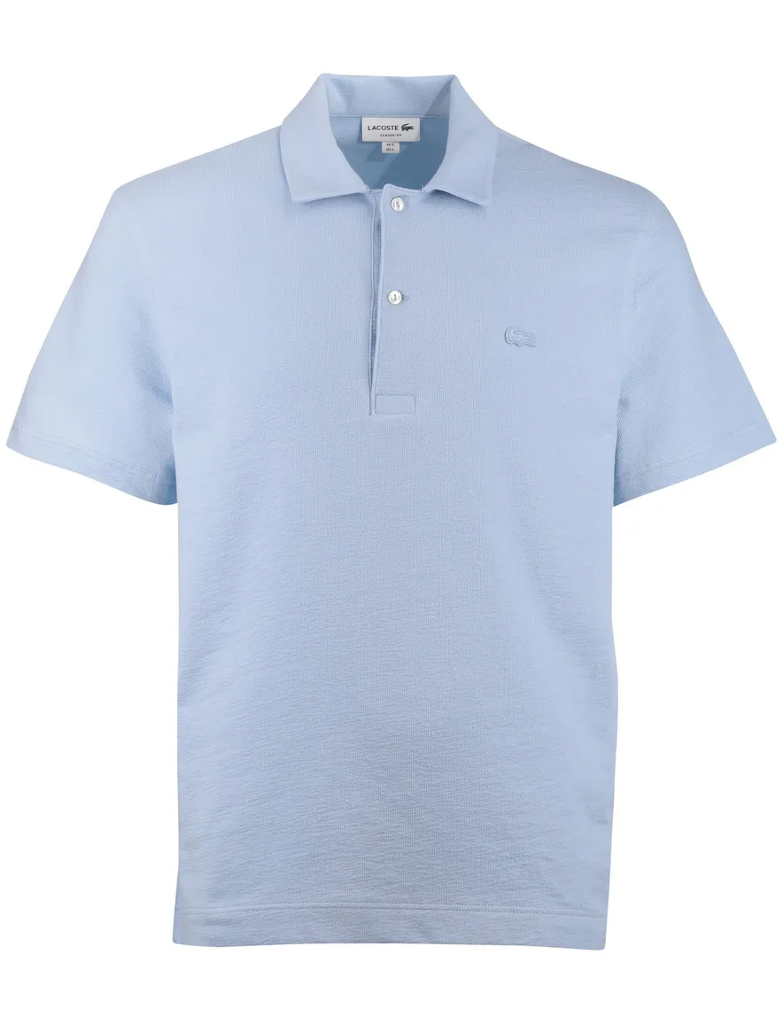 Lacoste polo lichtblauw Classic Fit 2 knoops