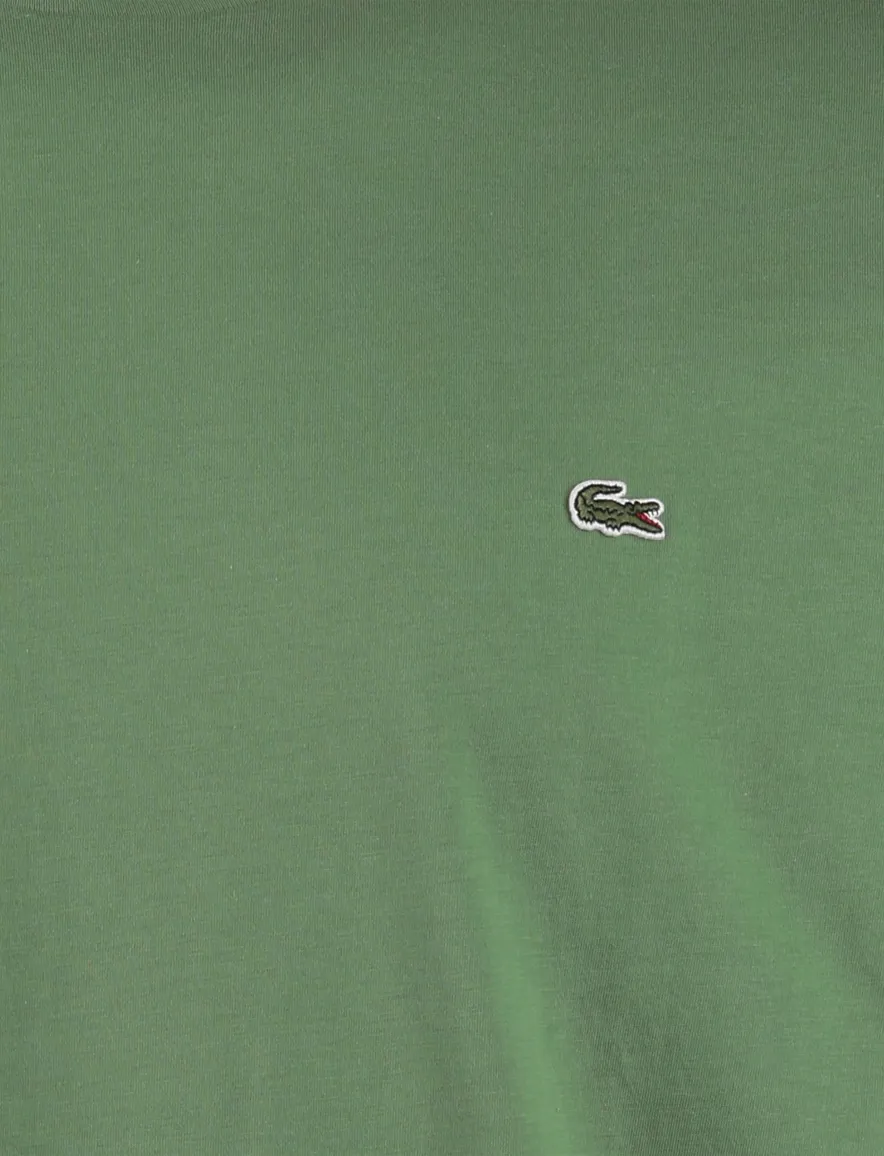 Lacoste T-shirt effen groen