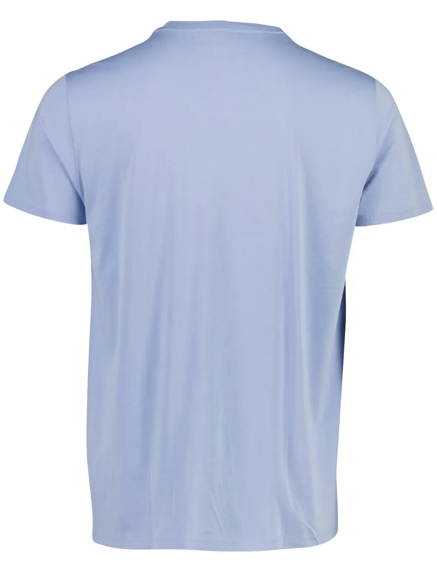 Lacoste T shirt ronde hals blauw