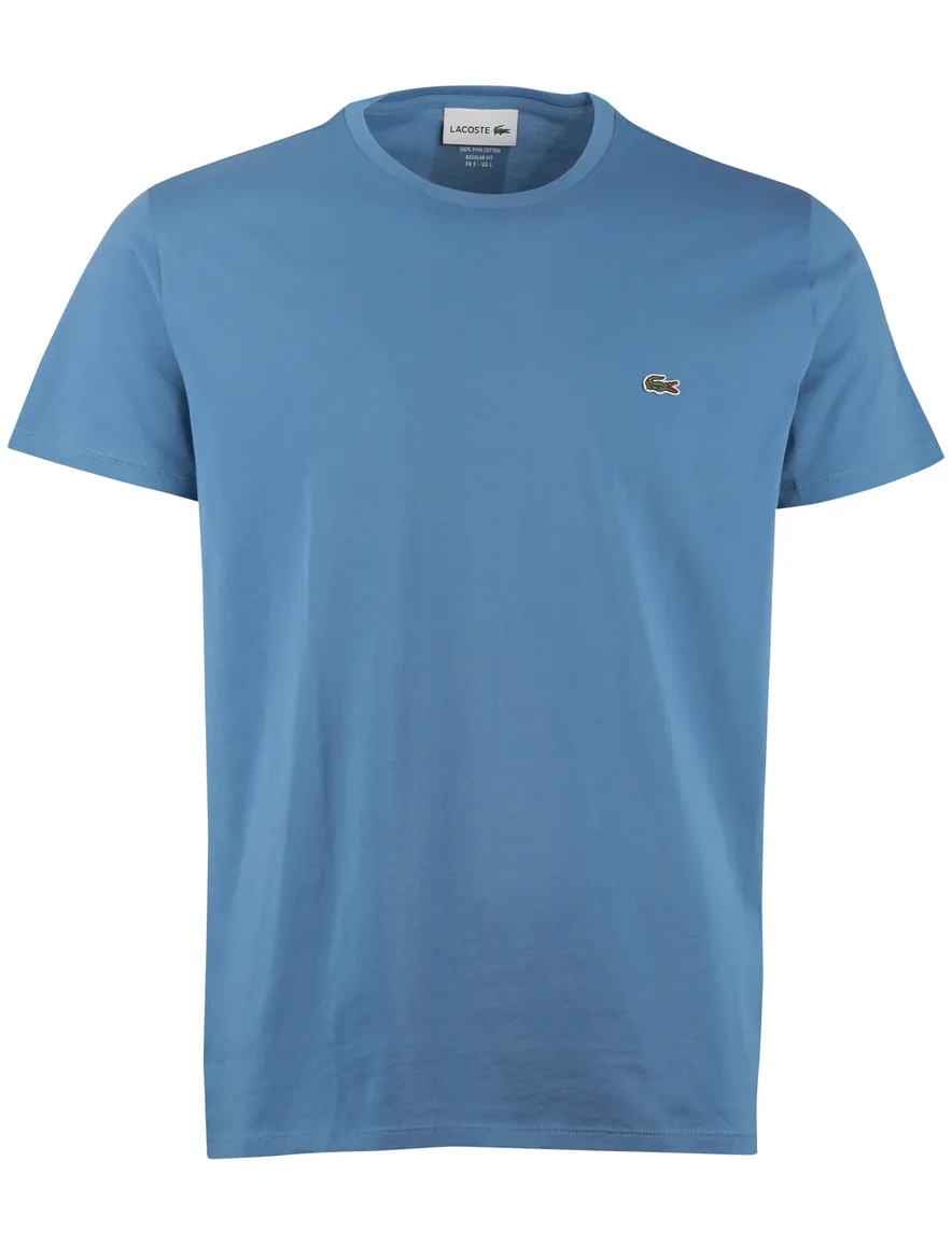 Blauw t-shirt Lacoste ronde hals