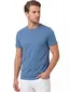 Lacoste T-shirt blauw Regular Fit effen katoen