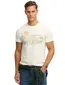 Superdry t-shirt crème opdruk bergen