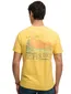 Superdry t-shirt geel backprint bergen
