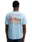 Superdry t-shirt lichtblauw backprint bergen