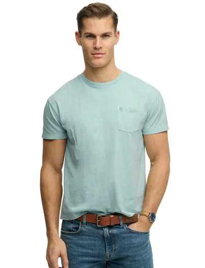 Superdry Blauw t-shirt Superdry met borstzak