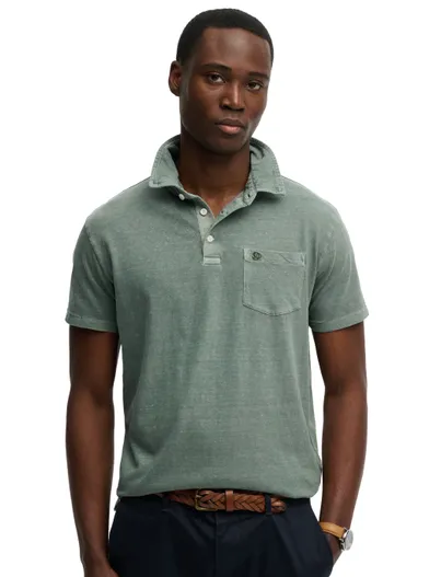 Superdry Superdry polo groen slim fit