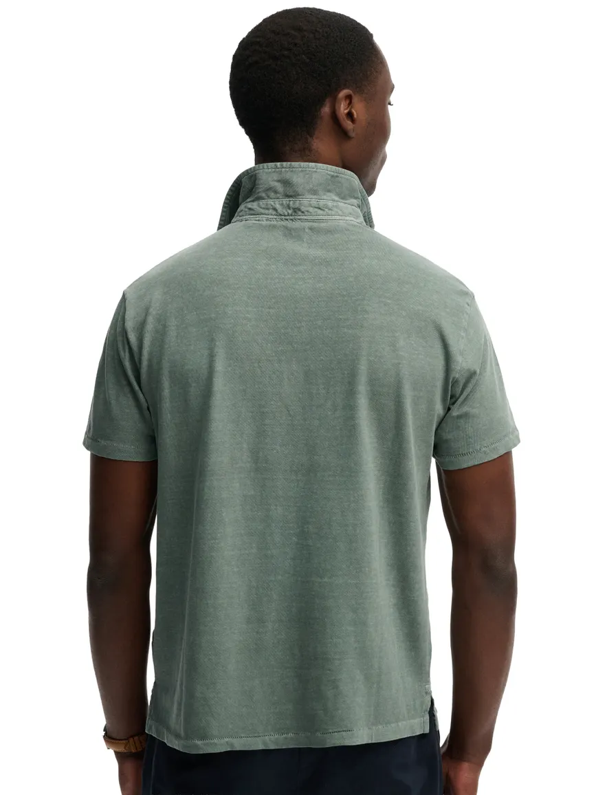 Superdry polo groen washed