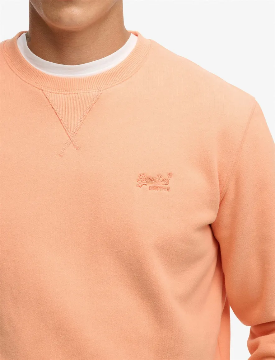 Oranje sweater Superdry ronde hals