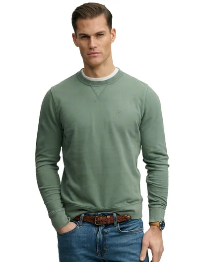 Superdry Groene sweater Superdry ronde hals