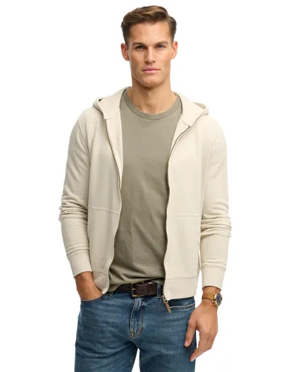 Superdry Effen creme vest Superdry relaxed fit