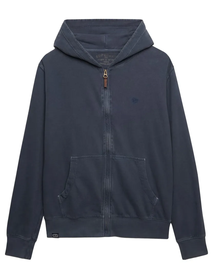 Superdry vest blauw slim fit